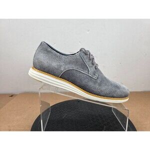 Cole Haan OriginalGrand Gray Suede Plain Toe Oxford Mens 8.5M C29677 Shoe